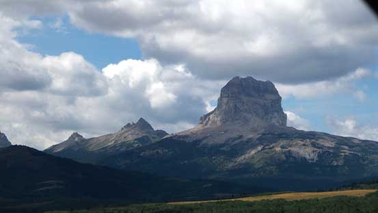 Another view of Chief Mountain from the highway.