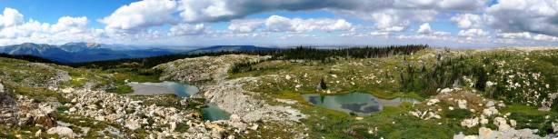 Panorama from this pristine area. Click to view large size.