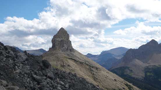 This peak is officially known as Ninaki, but I've also seen the name of "Squaw Mountain"