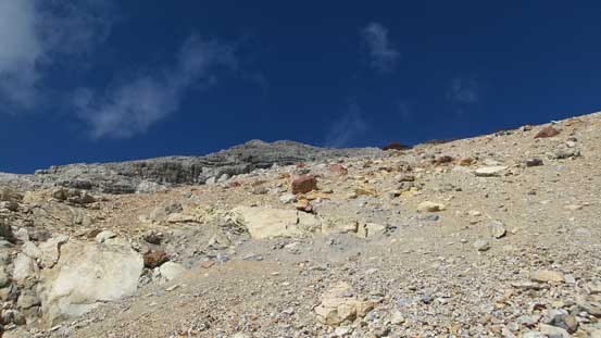 Looking up the treadmill scree