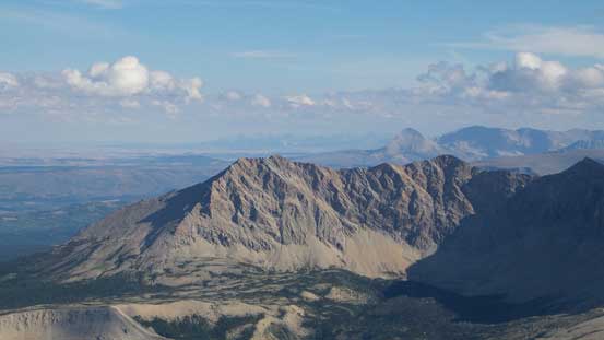 Looking south towards Sherburne Peak