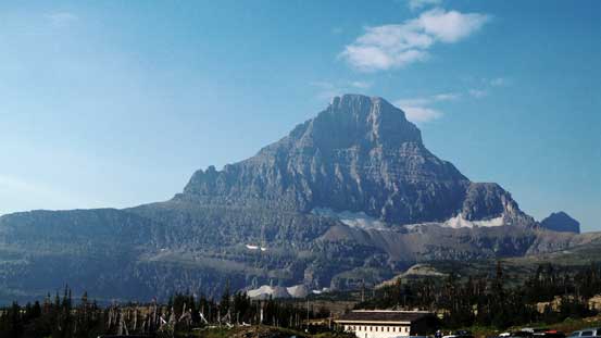 A view of Reynolds Mountain from Logan Pass - my final objective in this day