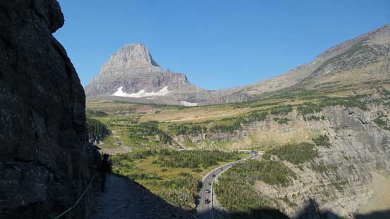 As you can see, the trail parallels the road for quite a ways