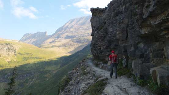 Another "exposed" section of this Highline Trail