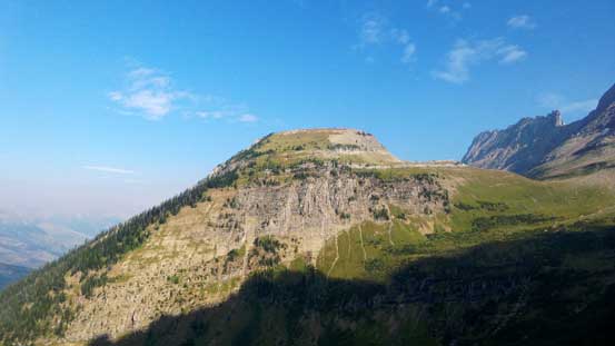 Ahead is the lowly Haystack Butte
