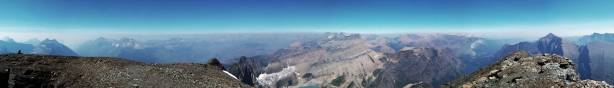 Partial summit panorama. Click to view large size.