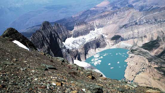 Upper Grinnell Lake and the Grinnell Glacier
