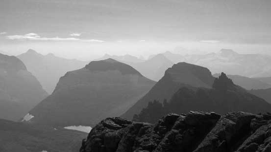 Cataract Mountain and Piegan Mountain