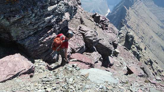 Starting the descent