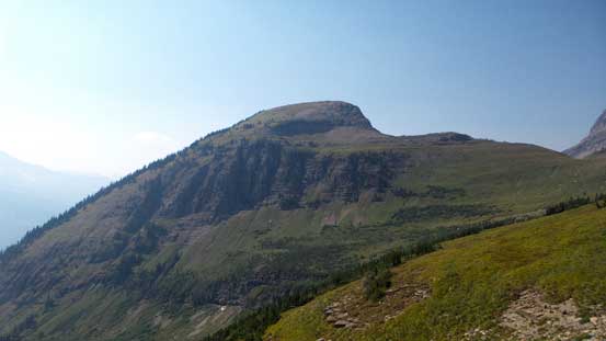 Looking back at the lowly Butte from Highline Trail