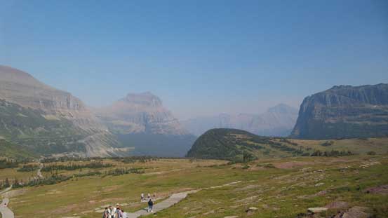 Going-to-the-Sun Mountain behind Logan Pass