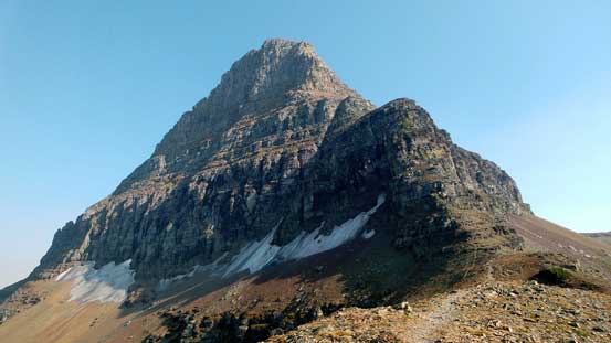 Almost at the base of my objective now.