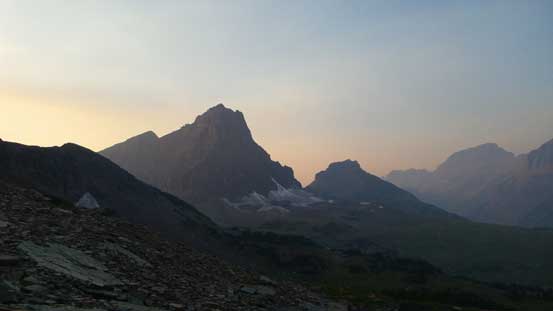 Clements Mountain at dusk