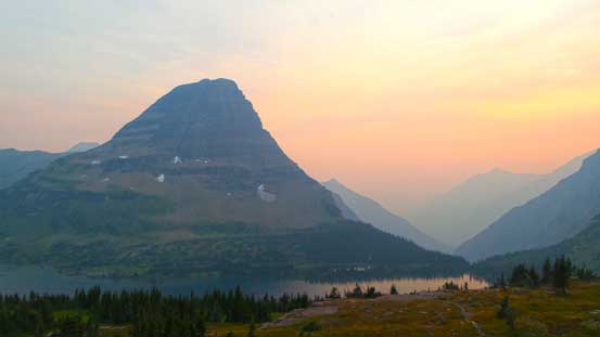 Bearhat Mountain at dusk