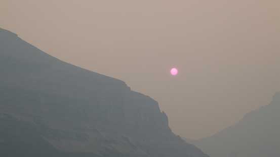 Seeing a sun like this you know your day is screwed if you like views... 