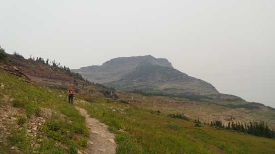 Hiking towards our objective