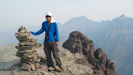 Me on the summit of Mt. Oberlin