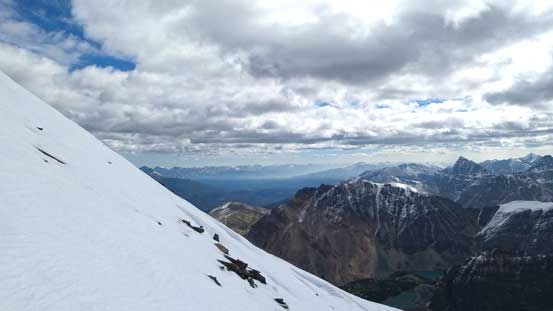 Great views before the smoke rolled in