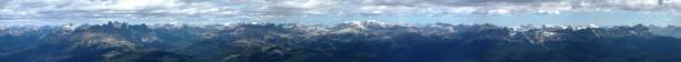A full panorama of Victoria Cross Range. Click to view large size.