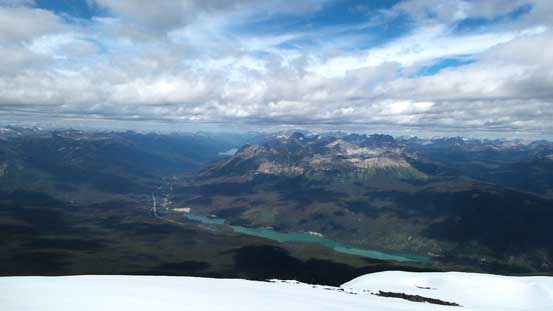 Yellowhead Lake and Yellowhead Mountain