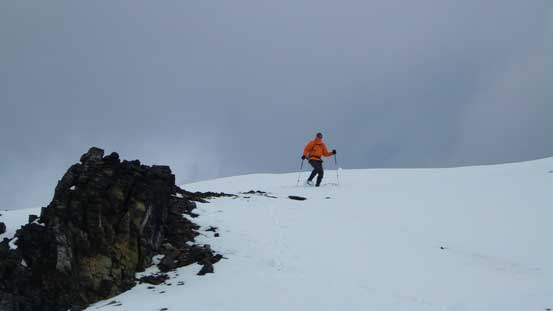 Maury starting the descent