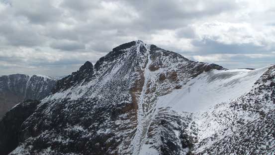 Bucephalus Peak from partway down Fitzwilliam