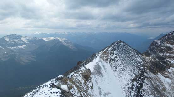 And, the first bump on the connecting ridge