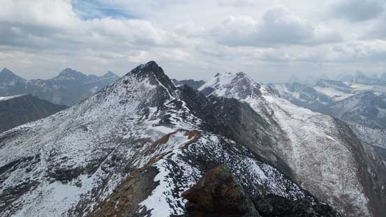 Frontier Peak ahead, our 3rd objective in this day