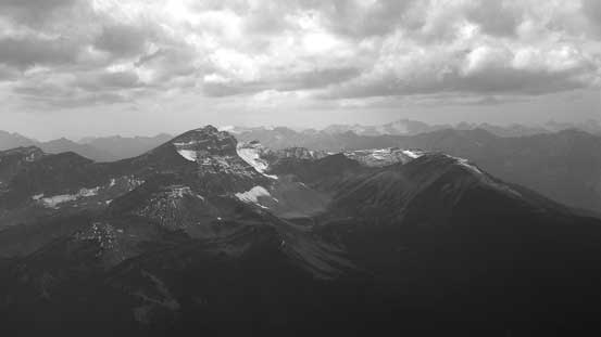 Waddington Peak across Rockingham Creek