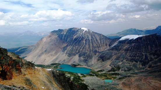 Another view of Kataka Mountain and the lakes by Fitzwilliam Basin