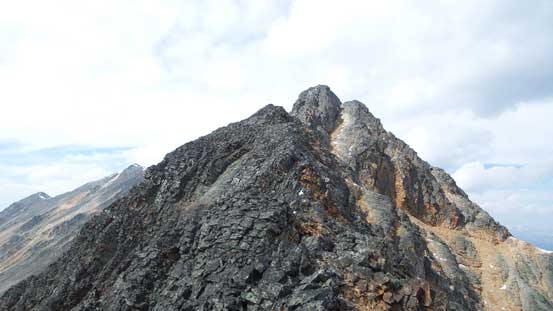 Further along the ridge, looking back