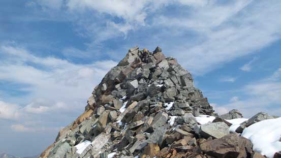 Up a short, but easy step