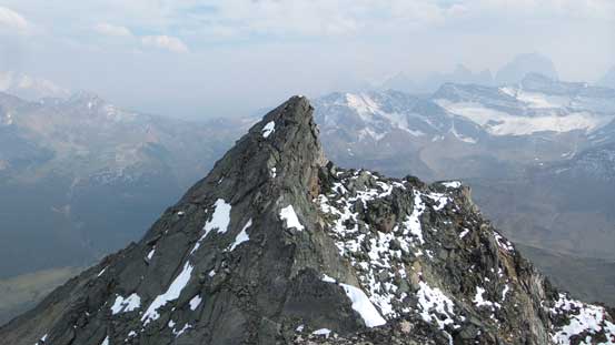 The second summit (the far end) ahead