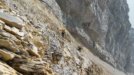 The terrain gets steeper