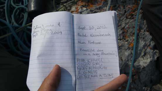 This is a rarely ascended peak. No record since Raf and Allan went up here 3 years ago.