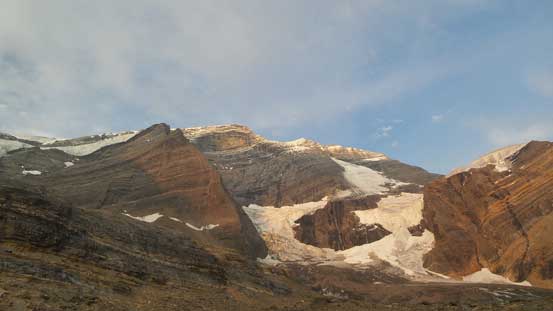 Almost sunset time. Looking towards our objective