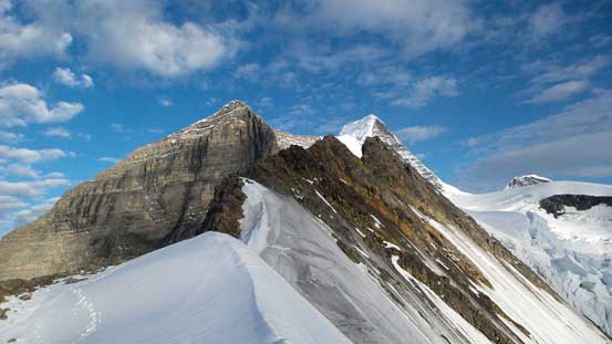 Cresting R/R col, looking towards Mt. Robson