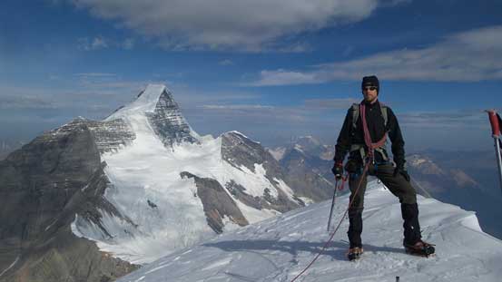 Robb on the summit. This is his 48th 11,000er (only 6 more to go)!!