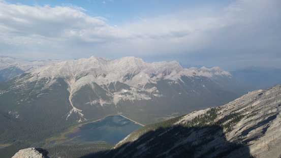 A pond and Goat Range