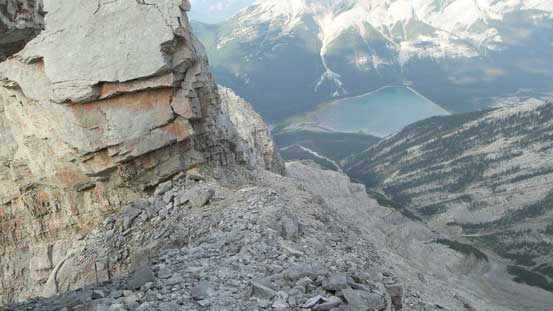 Descending that pinnacle traverse section
