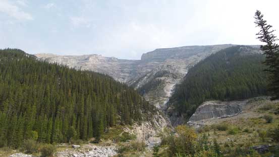 Looking back from near the parking lot