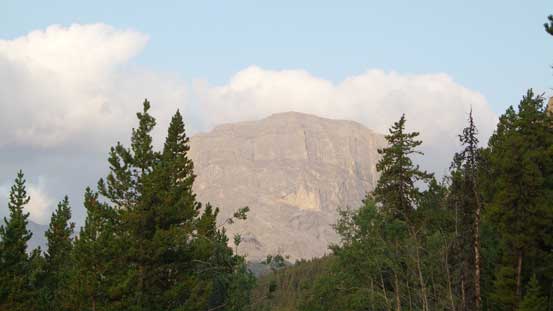 A view of Gibraltar Mountain. Oh nope, it's just the false summit of it...