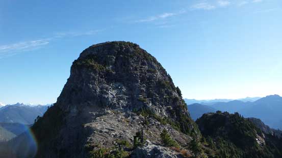 The summit buttress of West Lion
