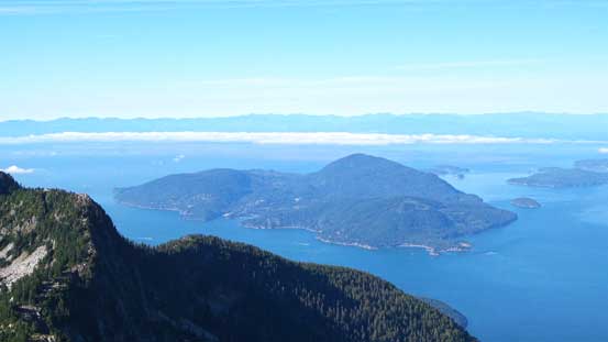 Bowen Island - its high point is Mt. Gardner