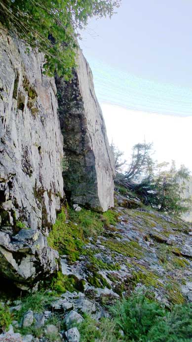 The key ledge traverse