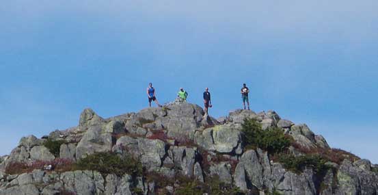 People on West Lion were all looking at us...