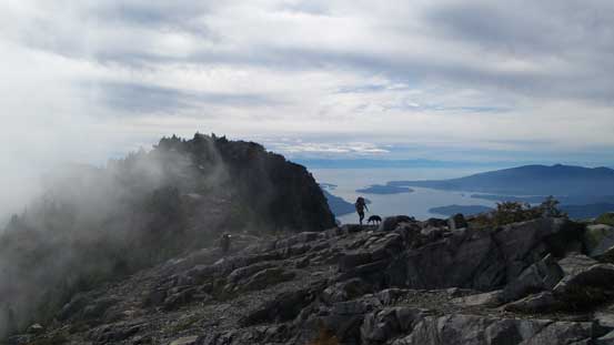 Hikers on Howe Sound Crest Trail