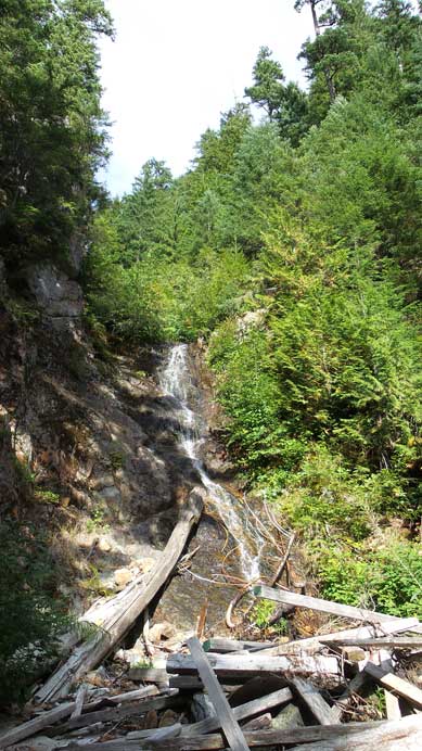 A waterfall by Alberta Creek