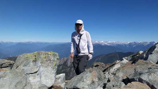 Me on the summit of Sky Pilot Mountain