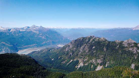 Great views of Al's Habrich Ridge and the Squamish area
